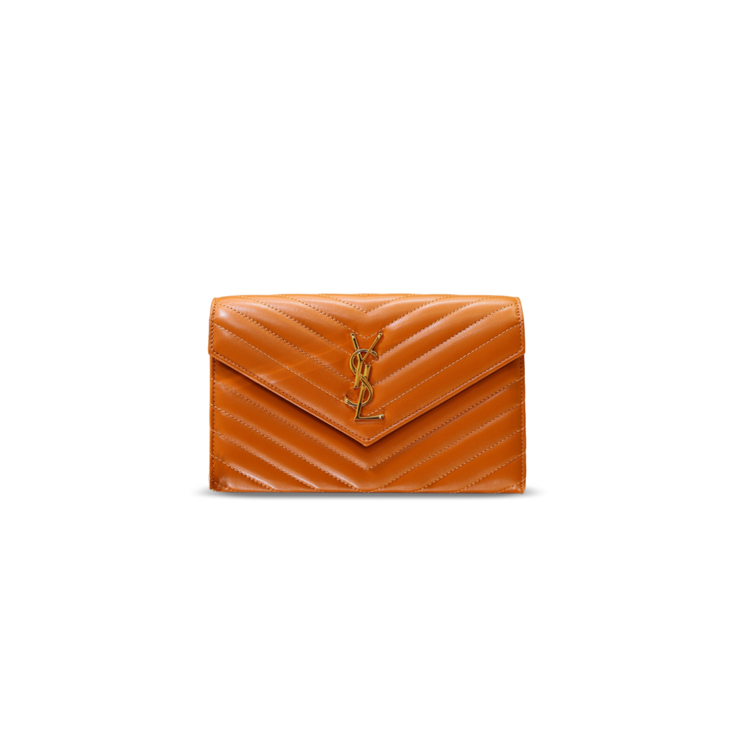 YSL CASSANDRE MATELASSÉ CHAIN WALLET IN LAMBSKIN 377828 (22.5*14*4cm) YSL CASSANDRE MATELASSÉ CHAIN WALLET IN LAMBSKIN 377828 (22.5*14*4cm)
